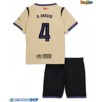 Maglie da calcio Barcelona Ronald Araujo #4 Seconda Maglia Bambino 2025-26 Manica Corta + Pantaloni corti)